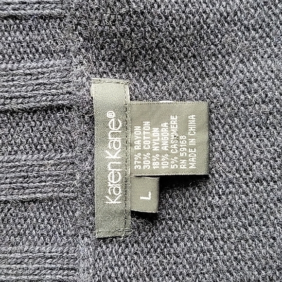 ×KAREN KANE Navy Blue Mid Length Sweater Cardigan Large - Picture 6 of 6